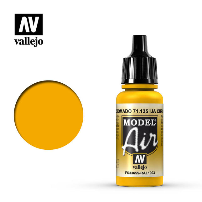 VLJ-71135, 17ml Bottle IJA Chrome Yellow Model Air