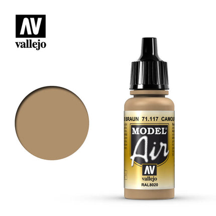 17ml Bottle Camouflage Brown Model Air