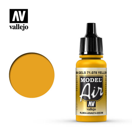 17ml Bottle Gold Yellow Model Air