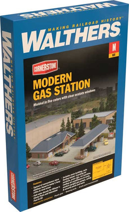 Modern Gas Station Kit N Scale