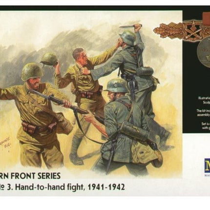 MTB-3524, 	1/35 Hand to Hand Combat German & Russian Infantry Eastern Front 1941-1942-42 (4)