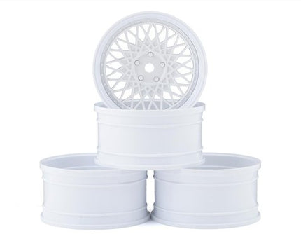 MXS-832103W, MST 501 Wheel Set (White) (4) (Offset Changeable) w/12mm Hex