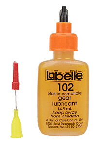 430-102, No. 102 Plastic Compatible Gear Lubricant with PTFE -- 1/2oz 14.8mL