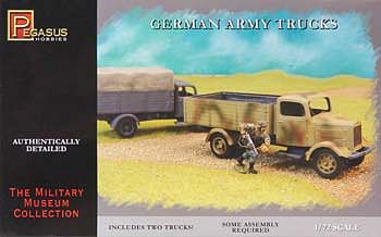 PEG7610, 1/72 GERMAN ARMY TRUCKS