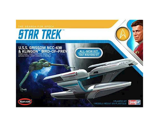 1/1000 Star Trek USS Grissom & Klingon Bird of Prey (Snap)