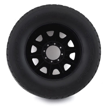 PRO1016710, Pro-Line Street Fighter HP 3.8" Belted Tires Pre-Mounted w/Raid Wheels (2) (M2)