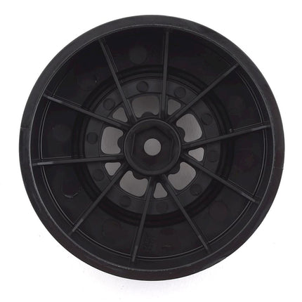 PRO277603, Pro-Line Pomona Drag Spec Rear Drag Racing Wheels (2) w/12mm Hex (Black)