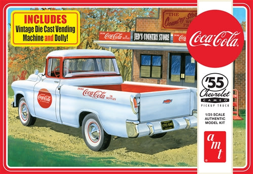 1/25 Coca-Cola 1955 Chevy Cameo Pickup Truck - Caloosa Trains And Hobbies