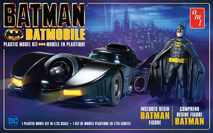 1/25 Batman 1989 Movie: Batmobile w/Resin Batman Figure - Caloosa Trains And Hobbies