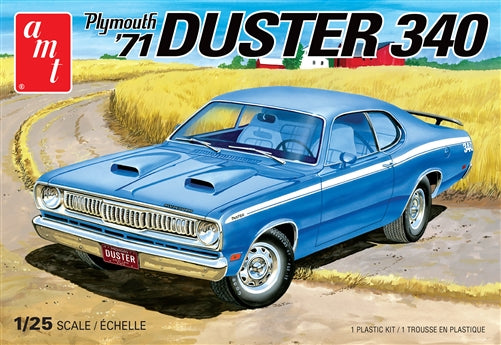 1/25 1971 Plymouth Duster 340 Muscle Car - Caloosa Trains And Hobbies