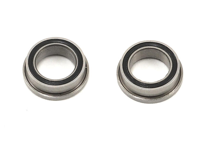 PTK-10069, ProTek RC 1/4x3/8x1/8" Ceramic Rubber Shielded Flanged "Speed" Bearing (2)