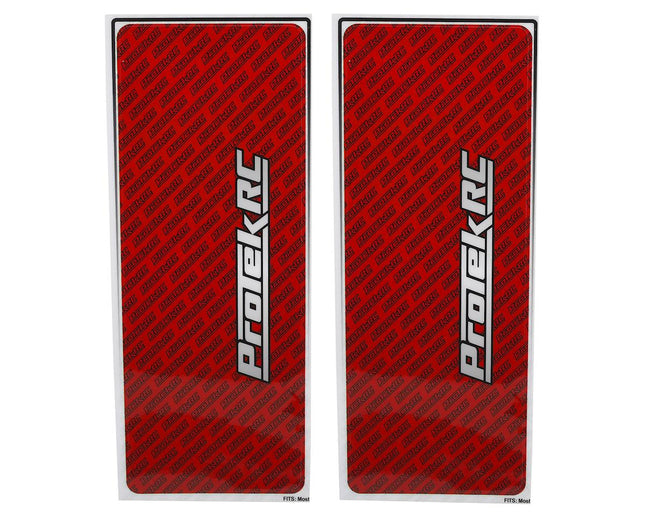 PTK-1102-RED, ProTek RC Universal Chassis Protective Sheet (Red) (2)