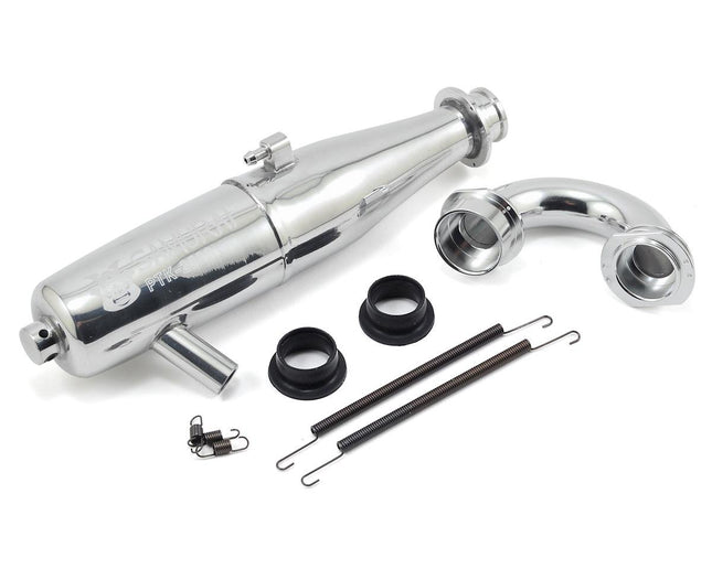 PTK-2090, ProTek RC 2090 Tuned Exhaust Pipe w/75mm Manifold (Welded Nipple)