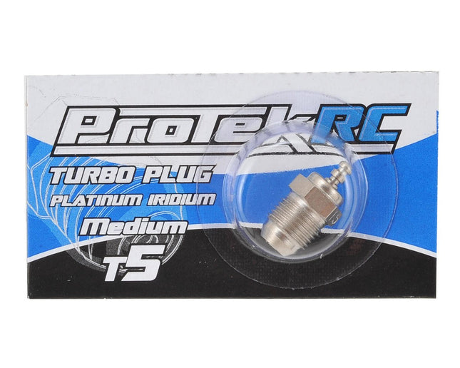 PTK-2552, ProTek RC T5 Medium Turbo Glow Plug (.12 and .21 Engines)