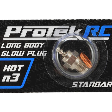 PTK-2553, ProTek RC N3 Hot Standard Glow Plug (.12, .15 and .18 Engines)