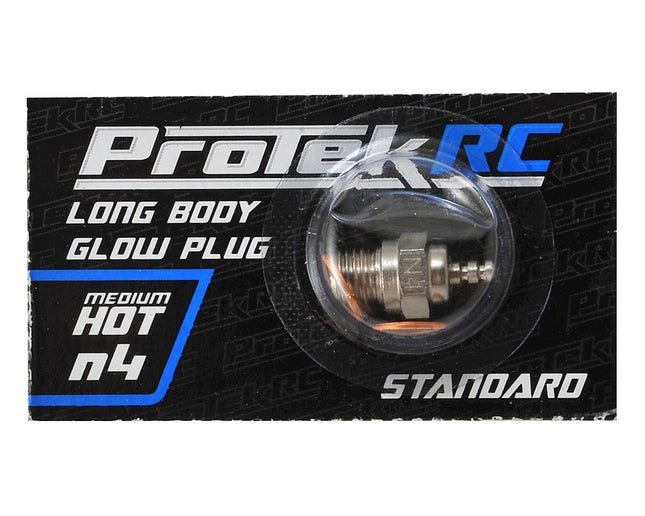 PTK-2554, ProTek RC N4 Medium Hot Standard Glow Plug (.12, .15 to .28 Engines) (1)