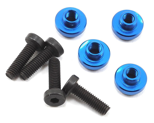 PTK-3041, ProTek RC Aluminum Servo Mount Grommet (Blue) (4)