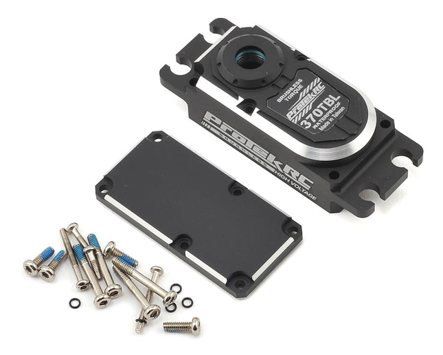 PTK-3053, ProTek RC 370TBL Aluminum Upper/Lower Servo Case Set