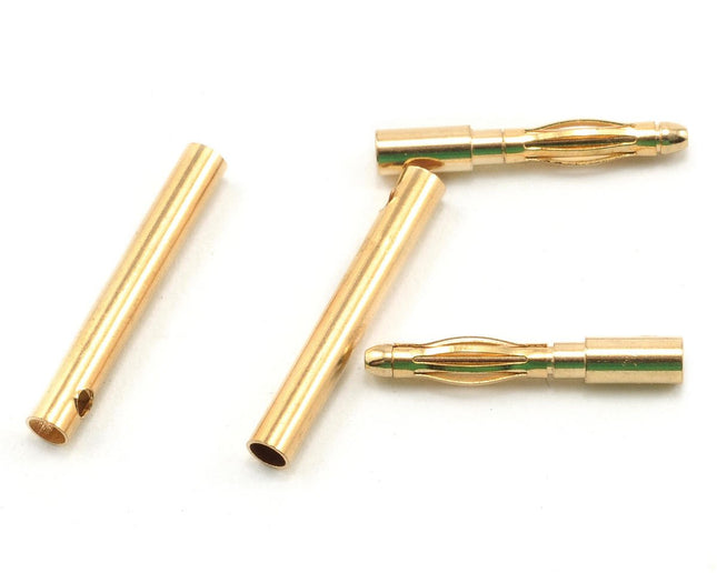 PTK-5000, ProTek RC 2.0mm Gold Plated Inline Connectors (2 Male/2 Female)