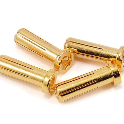 PTK-5022, ProTek RC 5.0mm "Super Bullet" Solid Gold Connectors (4 Male)