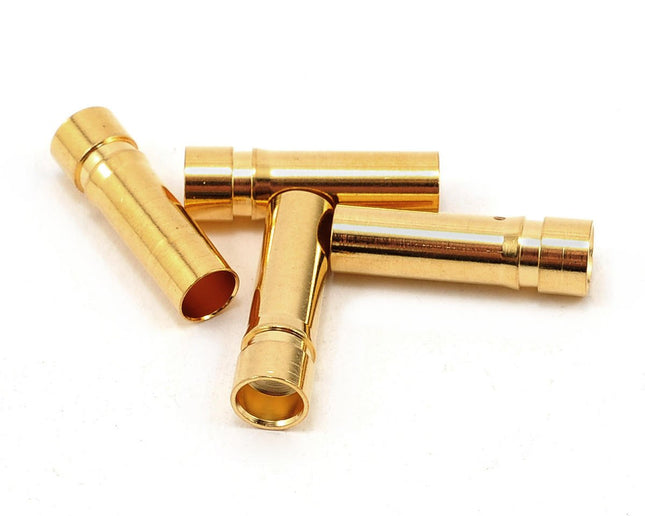 PTK-5023, ProTek RC 5.0mm "Super Bullet" Solid Gold Connectors (4 Female)