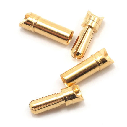 PTK-5031, ProTek RC 3.5mm "Super Bullet" Gold Connectors (2 Male/2 Female)