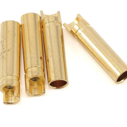 PTK-5036, ProTek RC 4.0mm "Super Bullet" Solid Gold Connectors (4 Female)