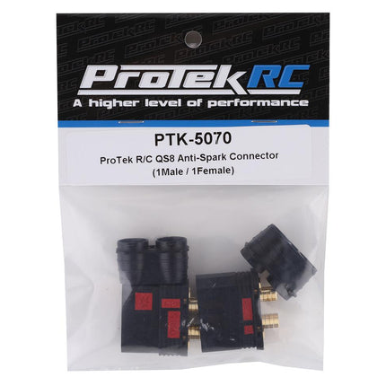 PTK-5070, ProTek RC QS8 Anti-Spark Connector (1 Male/1 Female)