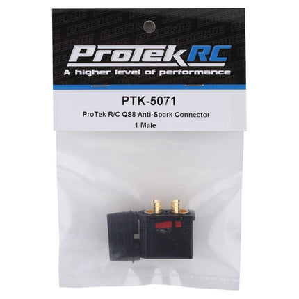 PTK-5071, ProTek RC QS8 Anti-Spark Connector (1 Male)