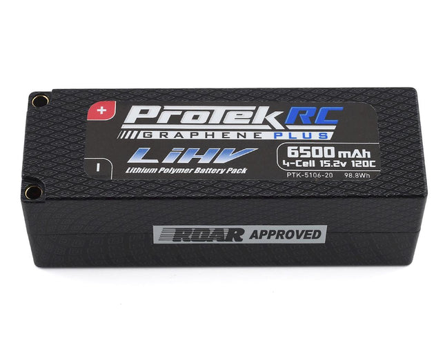 PTK-5106-20, ProTek RC 4S 120C Low IR Si-Graphene + HV LiPo Battery (15.2V/6500mAh)