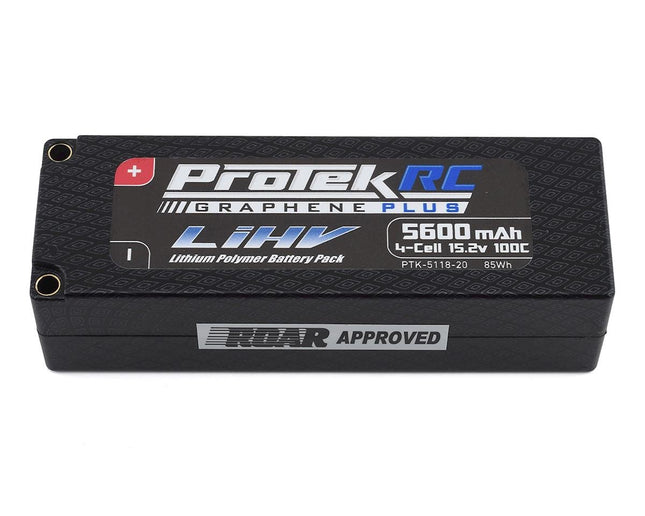 PTK-5118-20, ProTek RC 4S 100C Low IR Silicon Graphene HV LCG LiPo Battery (15.2V/5600mAh)