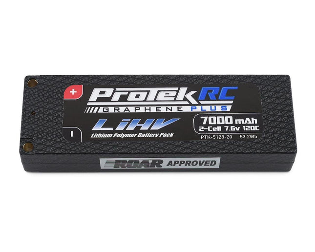 PTK-5128-20, ProTek RC 2S 120C Low IR Si-Graphene + HV LCG LiPo Battery (7.6V/7000mAh)