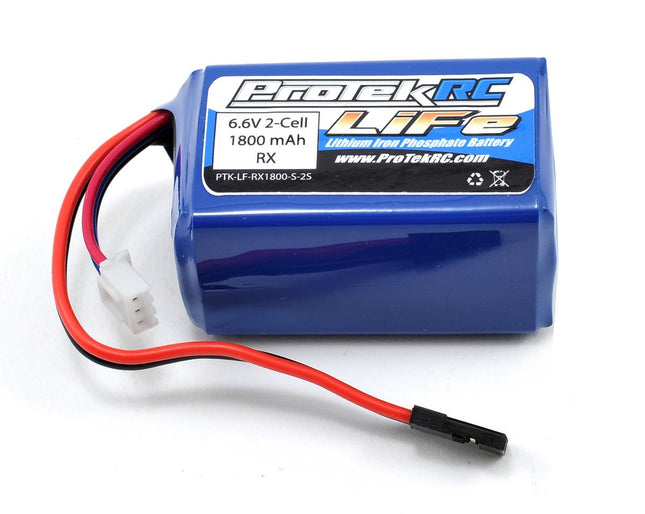 PTK-5162, ProTek RC LiFe Kyosho & Tekno Hump Receiver Battery Pack (6.6V/1800mAh)