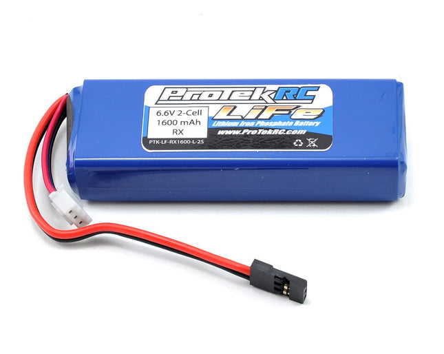 PTK-5163, ProTek RC LiFe Mugen/AE/8ight-X Receiver Battery Pack (6.6V/1600mAh)