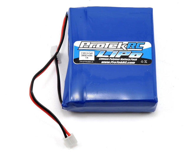 PTK-5165, ProTek RC LiPo Spektrum DX7S/DX8/DX9 Transmitter Battery (7.4V/3800mAh)