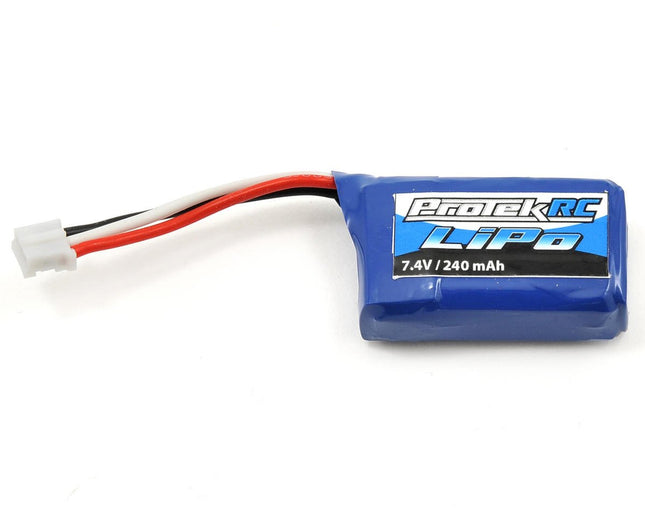 PTK-5168, ProTek RC 2S High Power Micro Heli/Airplane 25C LiPo Battery (7.4V/240mAh)