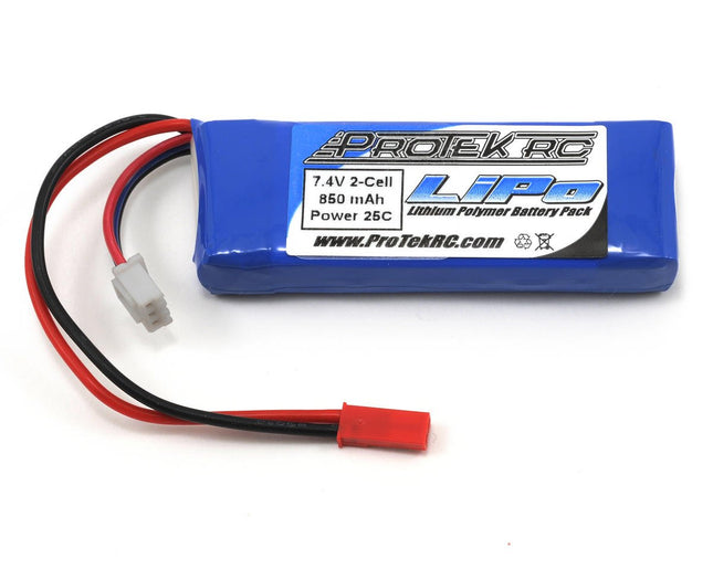 PTK-5178, ProTek RC 2S "Supreme Power" LiPo 25C Battery (7.4V/850mAh)