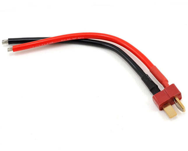 PTK-5201, ProTek RC T-Style Ultra Plug Male Device Pigtail (10cm, 14awg wire) (1)
