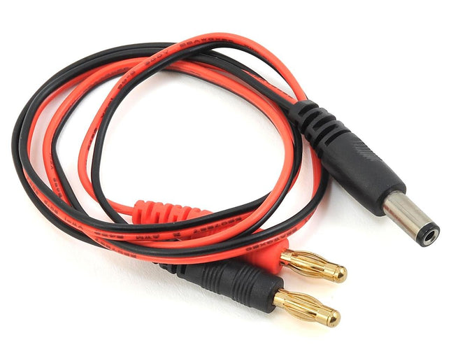 PTK-5212, ProTek RC Transmitter Charge Lead (DC Plug to 4mm Banana Plugs)