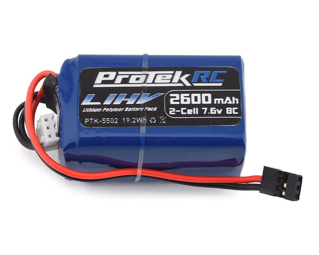 PTK-5502, ProTek RC HV LiPo Hump Receiver Battery Pack (Kyosho/Tekno) (7.6V/2600mAh)