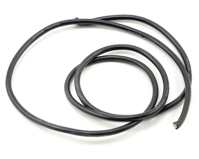 PTK-5601, ProTek RC 12awg Black Silicone Hookup Wire (1 Meter)