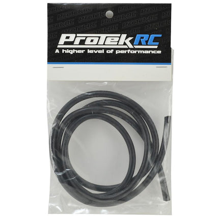PTK-5611, ProTek RC 10awg Black Silicone Hookup Wire (1 Meter)