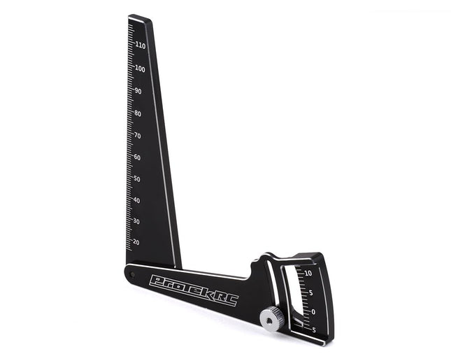 PTK-7613, ProTek RC Aluminum Camber Gauge (117mm Tall)