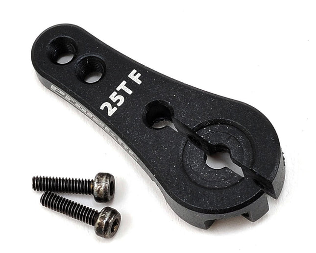 PTK-7800-BK, ProTek RC 4mm Aluminum Long Clamping Servo Horn (Black) (25T)