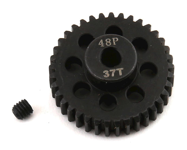 PTK-8091, ProTek RC Lightweight Steel 48P Pinion Gear (3.17mm Bore) (37T)