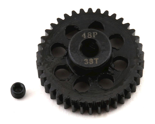 PTK-8092, ProTek RC Lightweight Steel 48P Pinion Gear (3.17mm Bore) (38T)