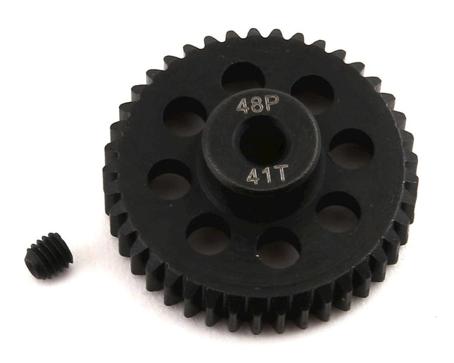 PTK-8095, ProTek RC Lightweight Steel 48P Pinion Gear (3.17mm Bore) (41T)