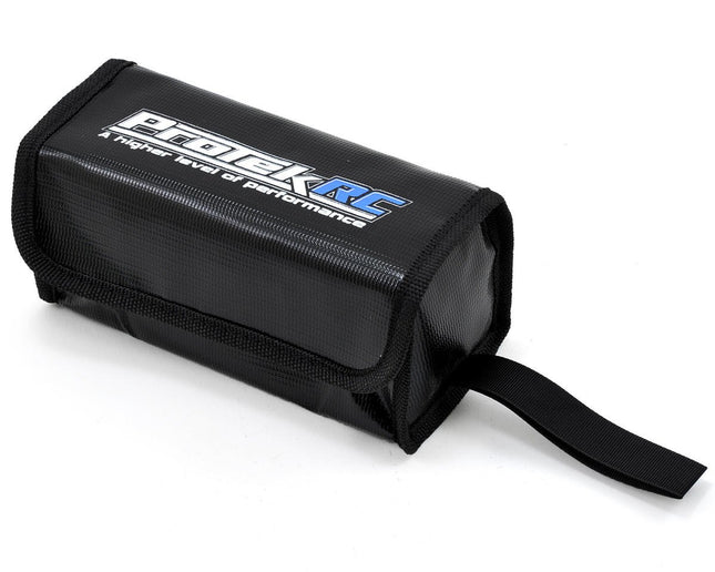 PTK-8120, ProTek RC "Flak Jacket" Flame Resistant LiPo Polymer Charging Bag (16x6.5x7cm)