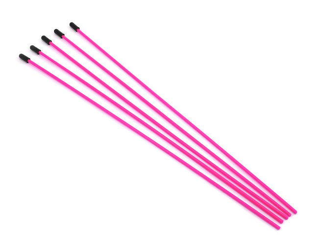 PTK-8351, ProTek RC Antenna Tube w/Caps (Flo Pink) (5)