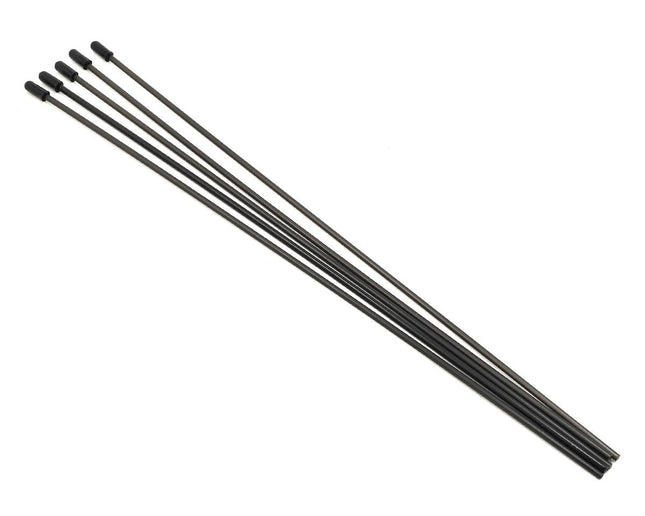 PTK-8353, ProTek RC Antenna Tube w/Caps (Black) (5)